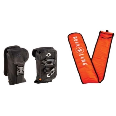 Aqualung Surface Marker Buoy (SMB) w/ Holster