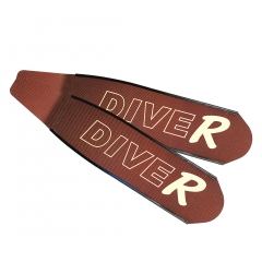 DiveR Copper Carbon Red Fiber Long Fin Blades